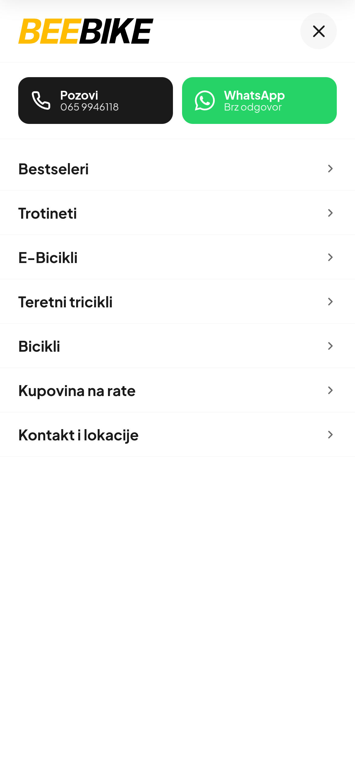 BeeBike online prodavnica — Shopify prodavnica i automatska sinhronizacija sa dobavljačem