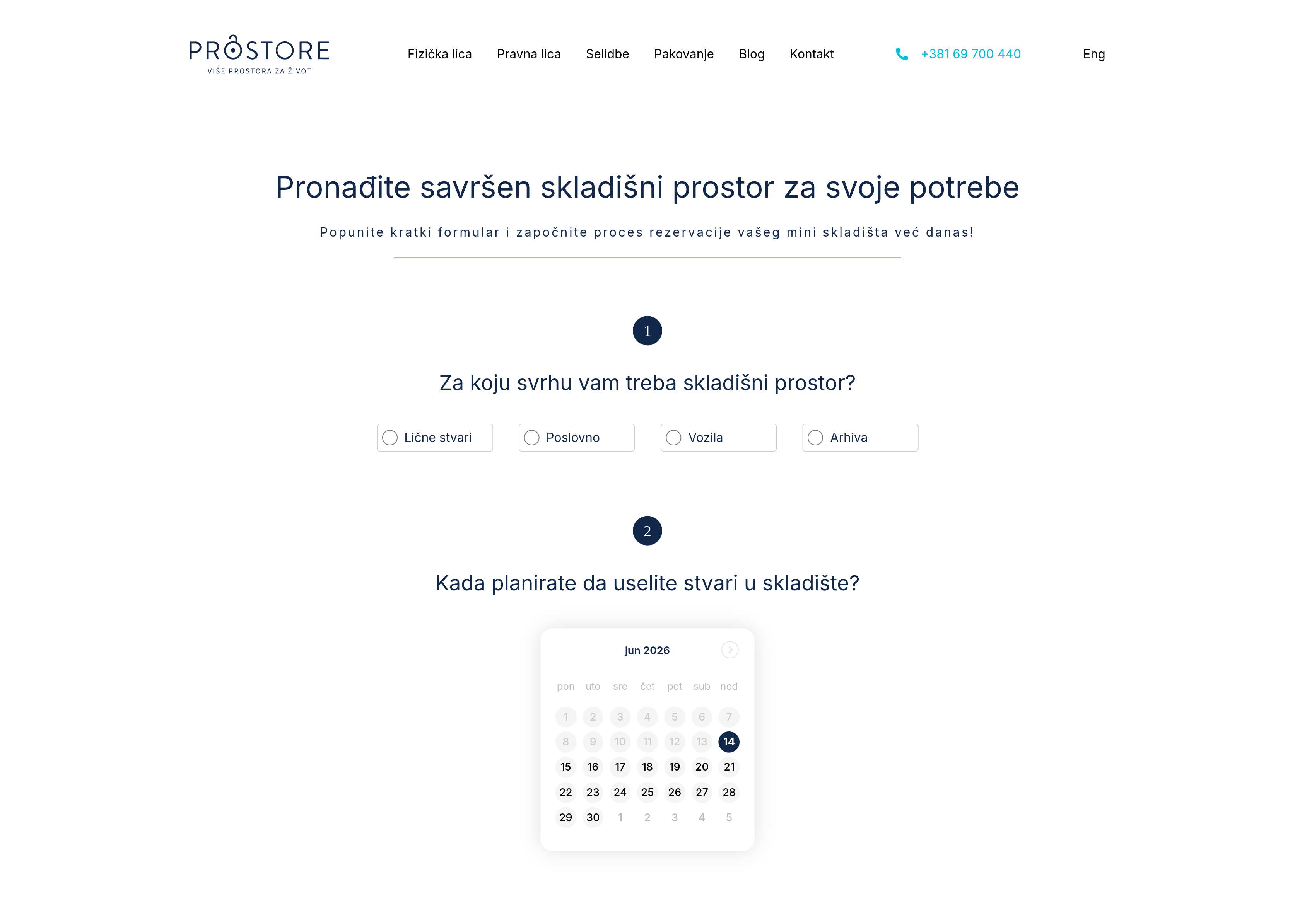 Pun sistem za poslovanje sa skladišnim jedinicama — rezervacije, dashboard za operatera, jedan izvor istine