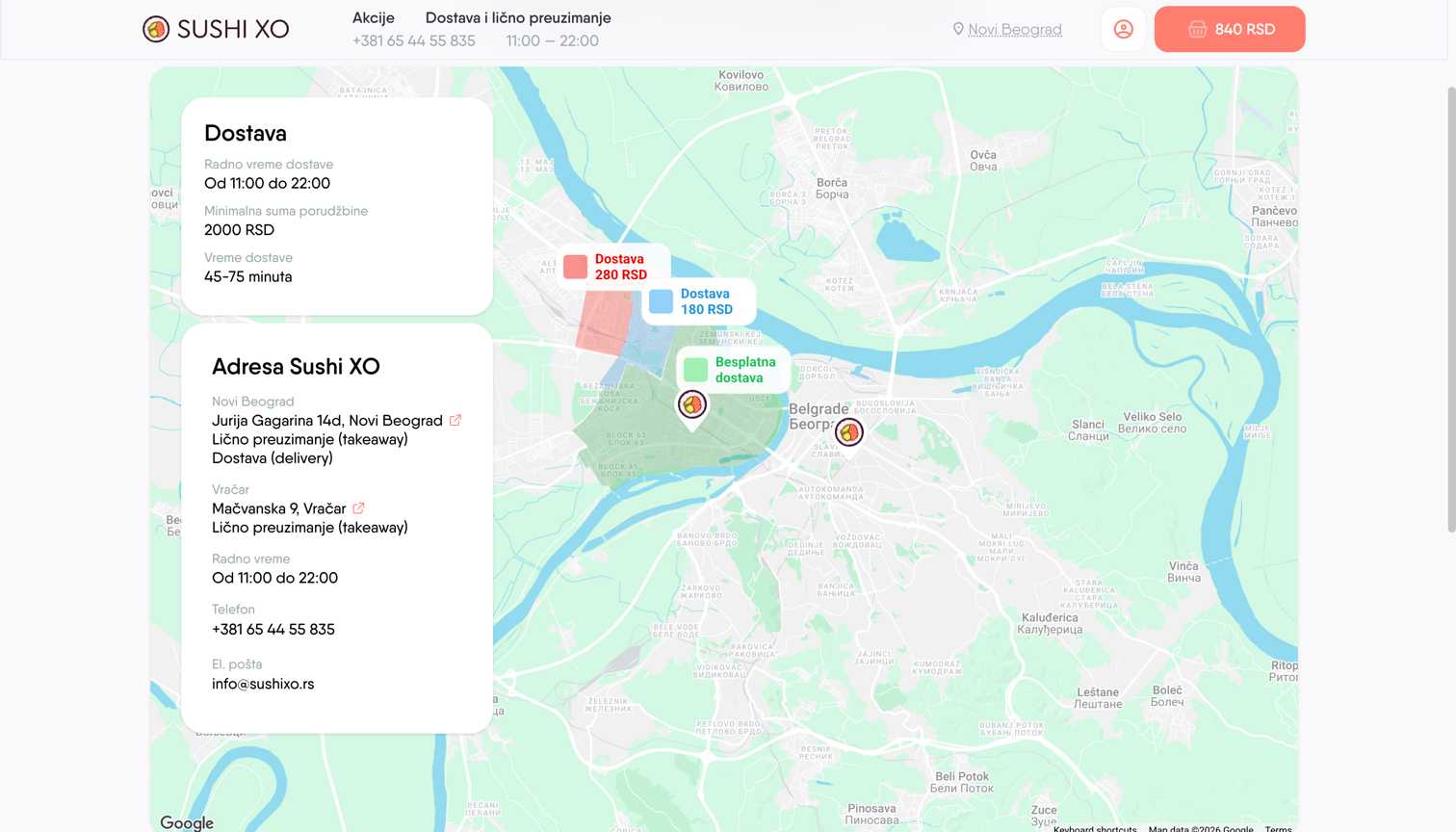 Sajt za online porudžbinu direktno povezan sa POS sistemom sa programom lojalnosti koji POS nije mogao da napravi